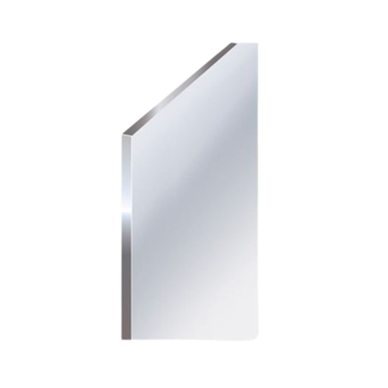 Frameless Stainless Steel Mirrors, 304 Stainless Steel, 20 Gauge, 24x36,  AS-8026-2436 - Cleanroom World