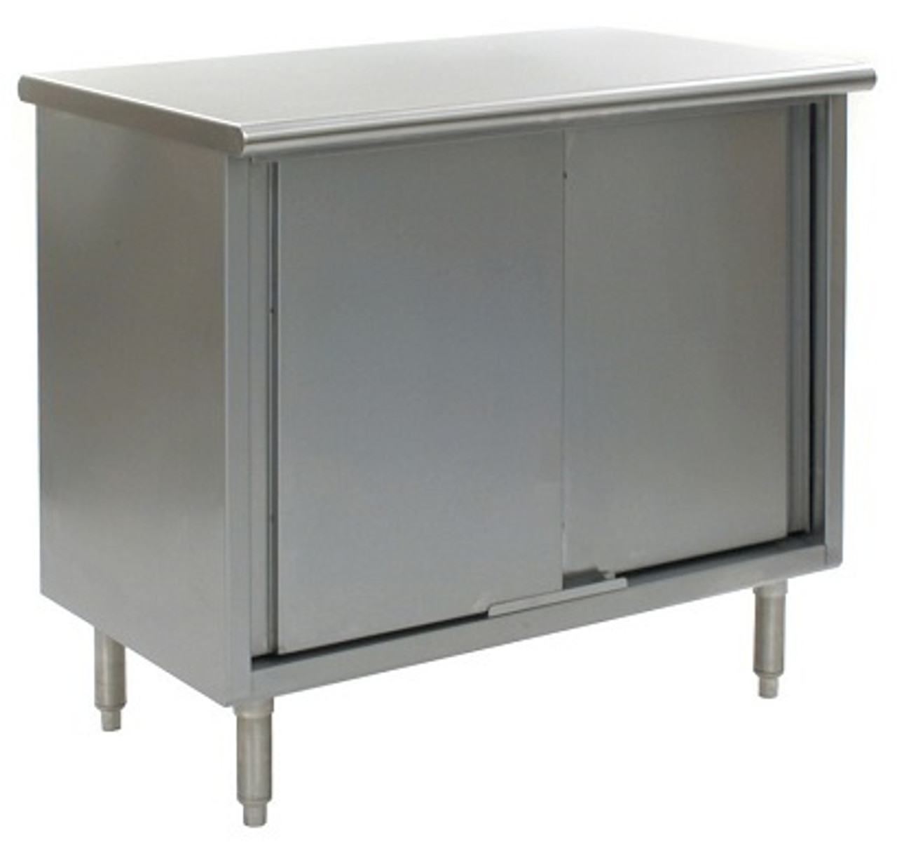 Stainless Steel Lab Cabinets Flat Top Sliding Doors Type 304