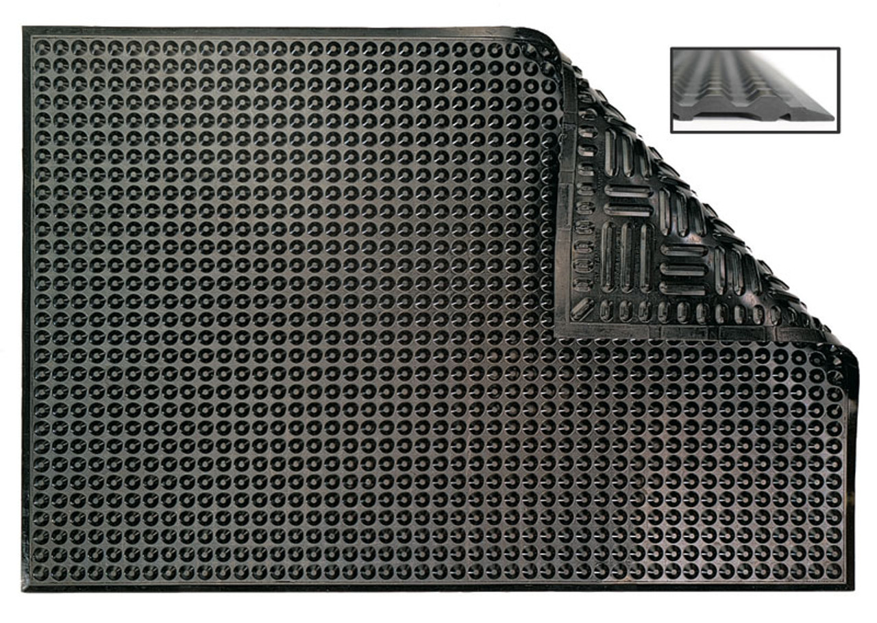 Anthracite 2 Width x 13 Length x 0.43 Thickness for Non-Critical Environments Ergomat Polyurethane Anti-Fatigue Mat