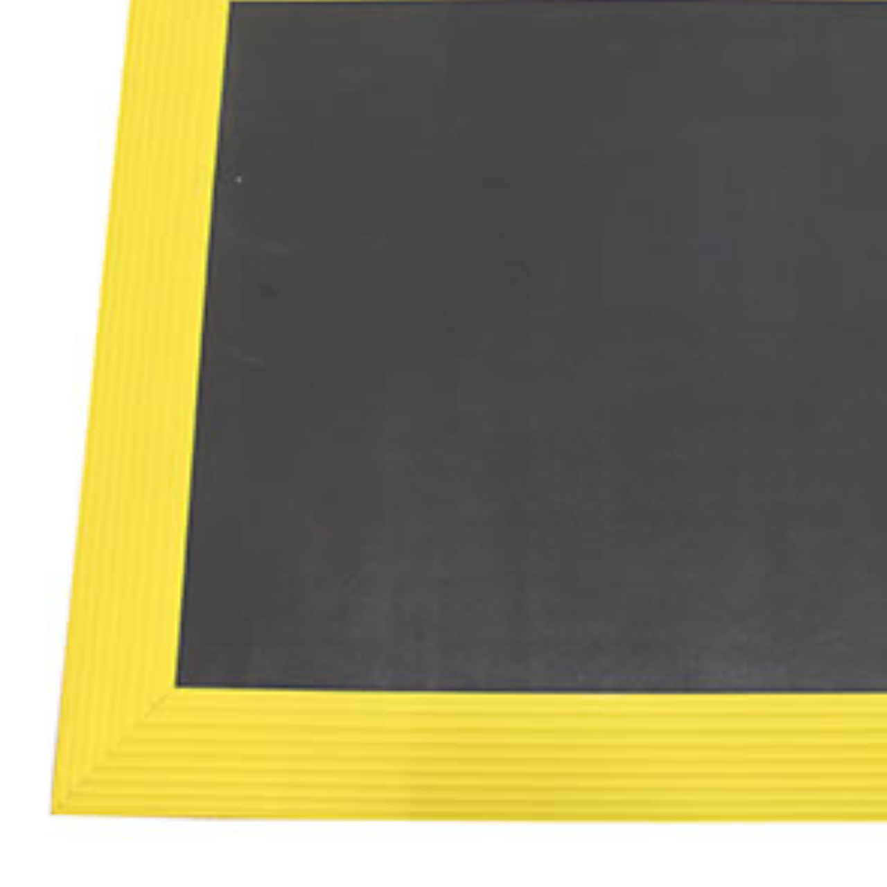 Ergomat BD Bubble Down Anti-Fatigue Mat, Gray with Yellow Bevel