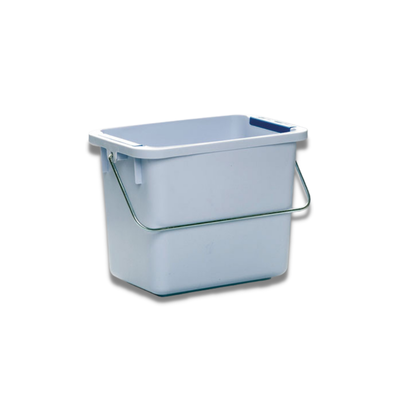 Mop Bucket, 6 Gallon, Polypropylene, Color Coded Clips, Autoclavable, 12L  x 16W x 12H, 10 Buckets/Case, RM-120942 - Cleanroom World