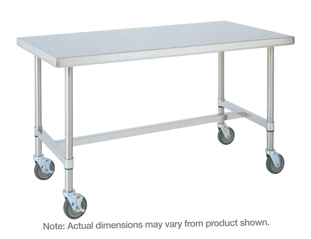 Stainless Steel Tables, H-Frame, IM-WT-HS - Cleanroom World