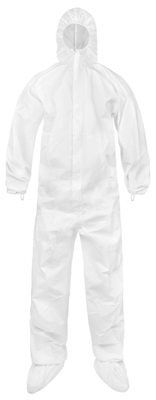 Sterile Tyvek Coveralls, Attached Hood, Boots