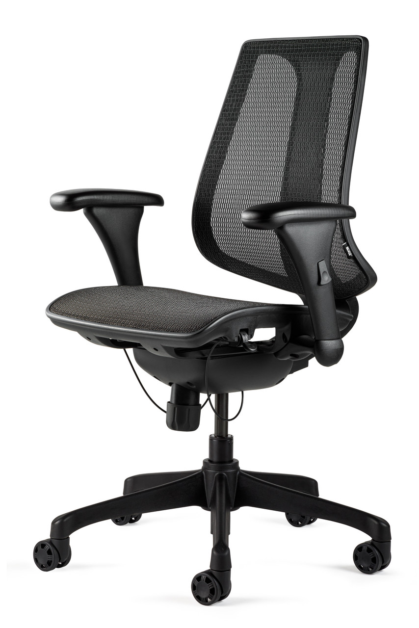 Lab Chairs, Mesh Construction, Contoured Backrest