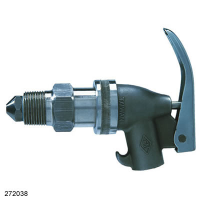 Stainless Steel Drum Faucets; Internal Flame Arrestor, .75 NPT