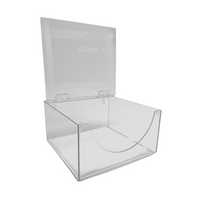 Wipe Holders: Wall Mount Dispenser With Lid, 10-1/2W x 5-1/2H x 10D,  AK-109-L - Cleanroom World