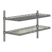 Metro Table Cantilever Shelves, Chrome by Cleanroom World