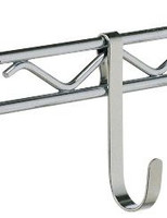 Cleanroom Table Accessories, Metro Tables, Utility Hook, Chrome by Cleanroom World