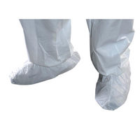 Cleanroom Shoe Covers, SafeStep, For Most Abrasive Floors, Universal Size, White, 100 pairs/case By Cleanroom World