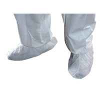 Cleanroom Shoe Covers, SafeStep, For Most Abrasive Floors, XL, White, 100 pairs/case by Cleanroom World
