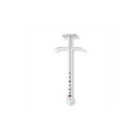 Syringe; 0.25 ml, Male Luer Lock, White, Bulk Packaged By Cleanroom World