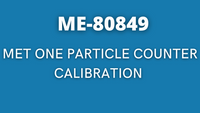 Particle Counters Calibration:: ISO 21501-4, For Met One Counters By Cleanroom World