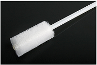 Tube Brush, Rigid Stem, 1/2"Dia x 12"Long by Cleanroom World