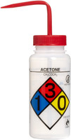 Wash Bottles, Acetone by Cleanroom World