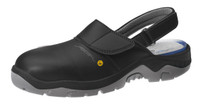 Black Cleanroom Safety Shoes, Steel Toe, Washable, Unisex, Size 41 by Cleanroom World