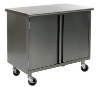 Stainless Steel Lab Cabinets, Sliding Doors| Type 304 Cabinets