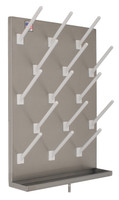  Peg Board, Stainless Steel, MULTIPLE WIDTHS AND LENGTHS, 15-88 Pegs By Cleanroom World