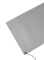Anti-Fatigue Floor Mat - Tennis Texture - Gray, Size: 3' x 12