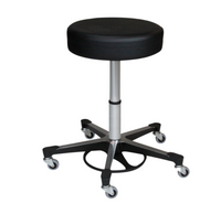 Heavy Duty Shop Rolling stools for Work Bench, Adjustable Height Rolling  Stool Medical On 5 Wheels,304 Stainless Steel Structure lab Office Stool