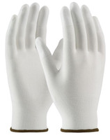 Nylon Gloves, Rolled Hem Cuff, Stretch Fabric, Sold in Pairs of 12 By Cleanroom World