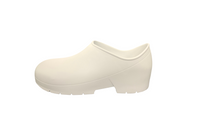 Cleanroom Shoes, Autoclavable Clogs, Chip, Unisex, White, Size: 37-43 By Cleanroom World
