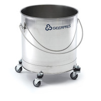 Mop Bucket Systems; Perfex TruClean II Compact Flat Mop, Bucket-in-Bucket,  Red , PF-30-2-R - Cleanroom World