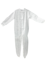 Disposable Cleanroom Coveralls, Polypropylene, Zipper Front, Elastic Wrists and Ankles, S-5XL, 25/case By Cleanroom World