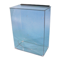 Bulk Dispensers; Bouffant Dispenser, 3/16" Oval Front Access Hole, 21"W x 17"H x 13"D, SC-BD-616-PETG