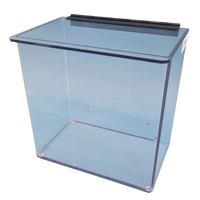 Bulk Dispensers; 3/16″ Dispenser With Lid, 16"W x 16"H x 11"D, SC-BD-860-PETG