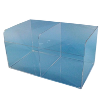 Bulk-Dispensers; Multiple-Compartments, Optional-Lid, SC-BD-25-PETG, SC-BD-35-PETG Material By Cleanroom World