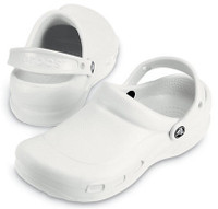 Cleanroom Crocs, White, Non-Marking, Odor-Resistant By Cleanroom World