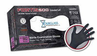 Exam Gloves, 500 Series, Nitrile, Extended Cuff, Powder Free By Cleanroom World