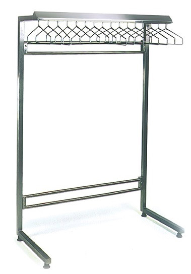 Cleanroom Gowning Racks Stainless Steel, Cantilevered Rack