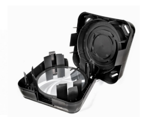 ESD Wafer Canisters Horizontal Shippers, Black Conductive