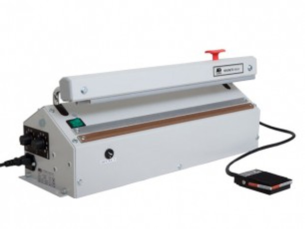 Heat Sealers, Table Top, Impulse, Motorized Operation, Medium Duty, Cutter, Seal Length: 24.5"  AV-621-MGM by Cleanroom World