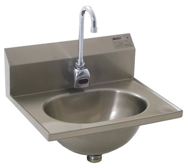 Hand Sinks Electronic Eye Eagle Stainless Steel Bowl Size 9 3 4 X 13 X 6 3 4 D Ea Hsa 10 Fe