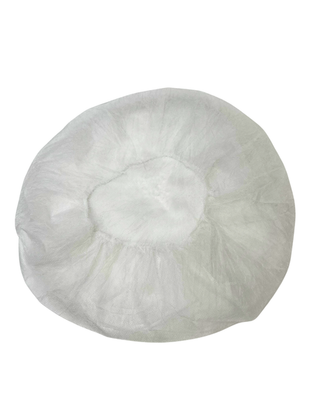 Bouffant Caps 21", White, Polypropylene, Cleanroom By Cleanroom World