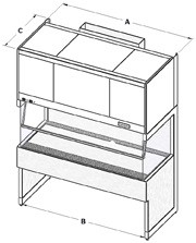 Laminar Flow Clean Benches, Vertical Flow by Cleanroom World
