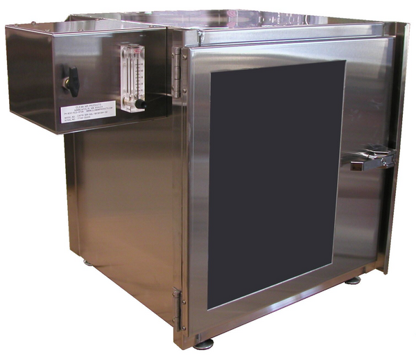 Single Compartment Desiccator Cabinets 18x18x24 with Flow Gauge by Cleanroom World