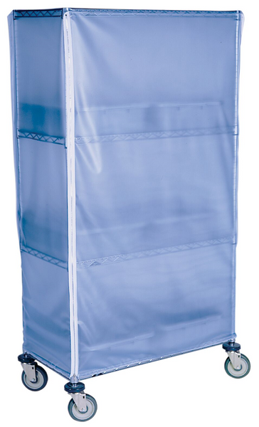 ESD Cart Covers, Static Dissipative Blue, Zippers by Cleanroom World