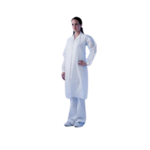 Sterile Lab Coats, Zipper, Veltek, Small by Cleanroom World