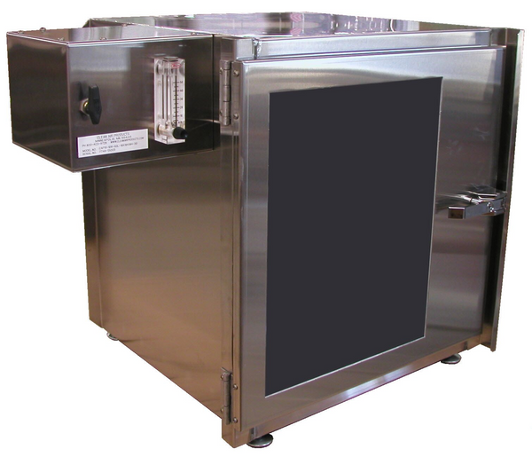 Single Compartment Desiccator Cabinets 24x18x24 with Flow Gauge by Cleanroom World