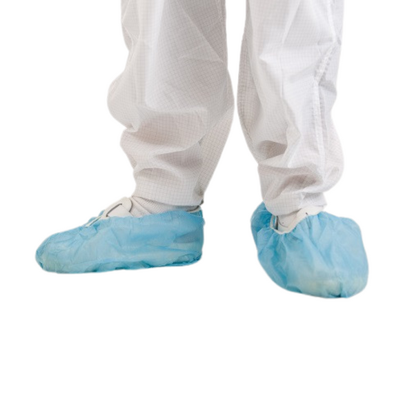 Shoe Covers, Polypropylene, Non Skid, 2XL, 18" by Cleanroom World