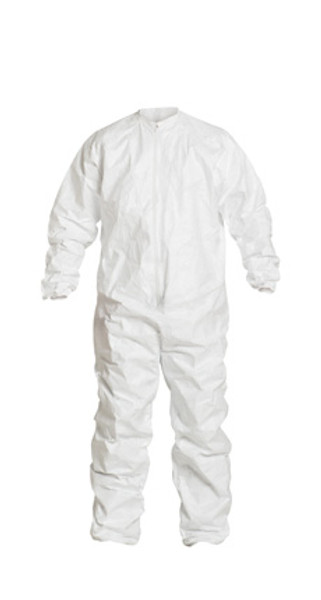 Cleanroom Tyvek Coveralls, Elastic Wrists/Ankles, Dolman Sleeves, Bound Seams, IsoClean, S-5XL by Cleanroom World