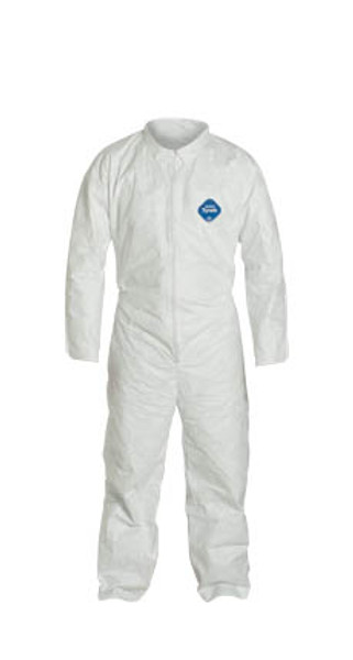 Tyvek Coveralls, Open Wrists/Ankles, Bulk Packaged, 25/case, M-7XL by Cleanroom World