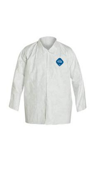 Tyvek Shirts, Long Sleeves, Snap Front, Open Wrists, DuPont, S-7XL by Cleanroom World