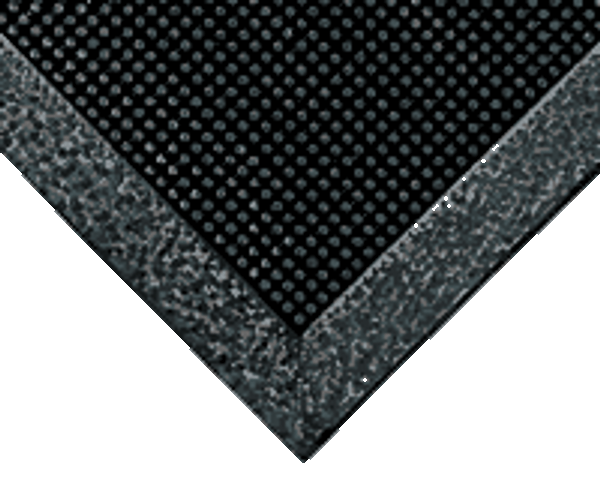 Entrance Mats, Rubber Scrapper, Black By Cleanroom World