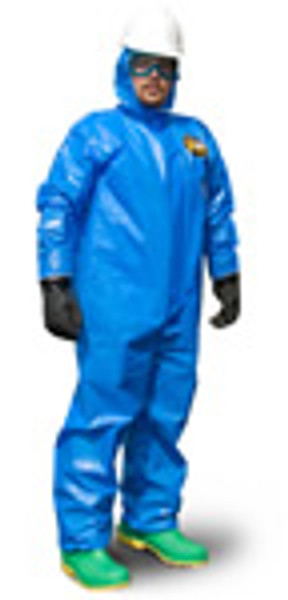 Kappler Zytron 100XP Coveralls, Elastic Wrist/Ankles, Blue, XS-4XL By Cleanroom World