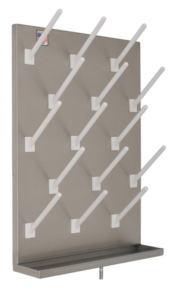  Peg Board, Stainless Steel, 30" x 24", 25 Pegs By Cleanroom World