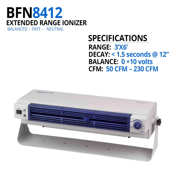 Extended Coverage bench Top AC Ionizer By Cleanroom World